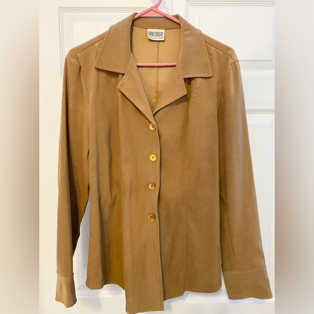 Suede Mustard Blazer Jacket